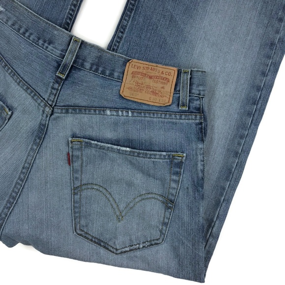 Levi's 569 Loose Straight Leg Denim Jeans Sz 30x32 - Picture 6 of 8